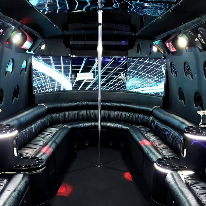 party bus interior