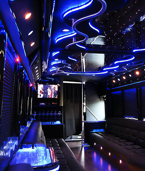 party bus interior